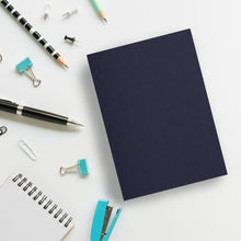 Load image into Gallery viewer, Single Ruled Diary - Navy Blue | 192 Pages