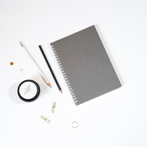 Buy Space Grey - Double-O - A5 (Wiro & Unruled), 2023 Diary Online