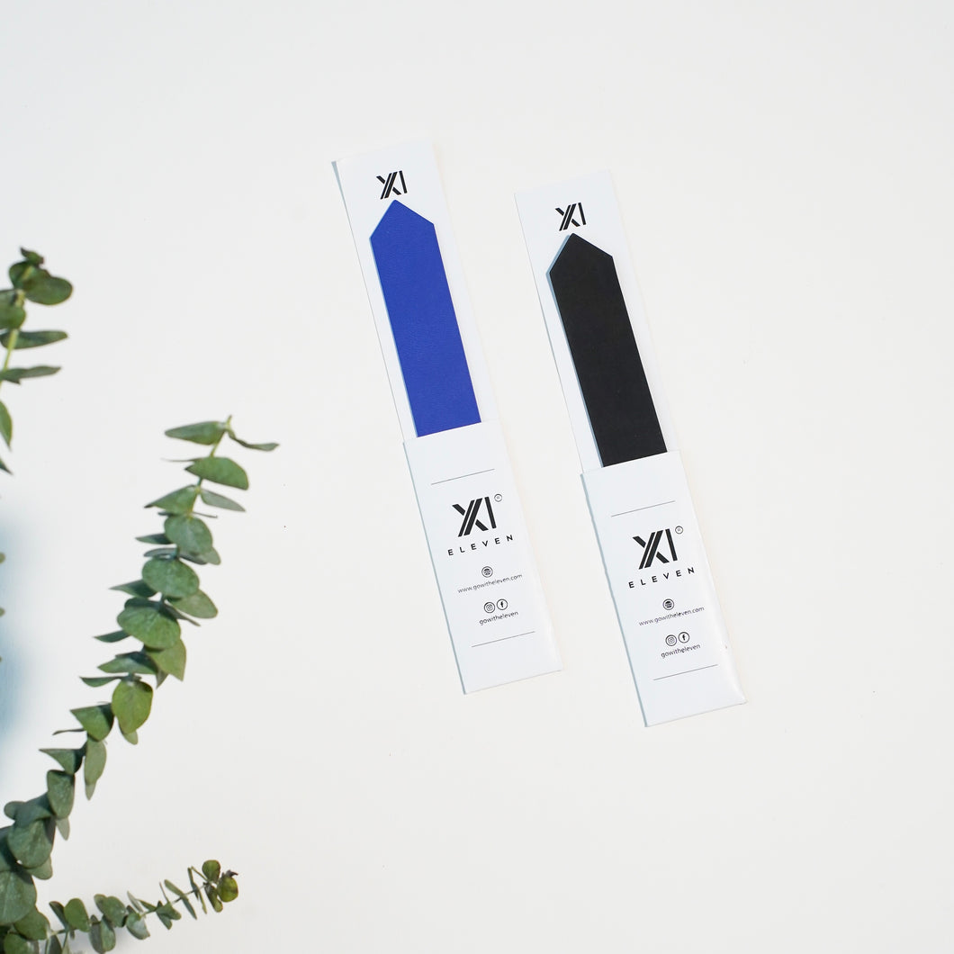 Bookmarks (Pack of 2) - Bright Blue & Black