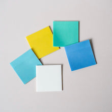 Load image into Gallery viewer, Sticky Notes (Pack of 5) - Clear, Lime Zest, Aqua, Blue Sea &amp; Pistachio
