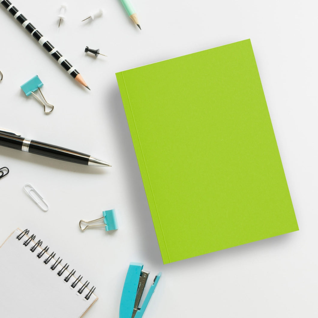 Single Ruled Diary - Lime Green | 192 Pages