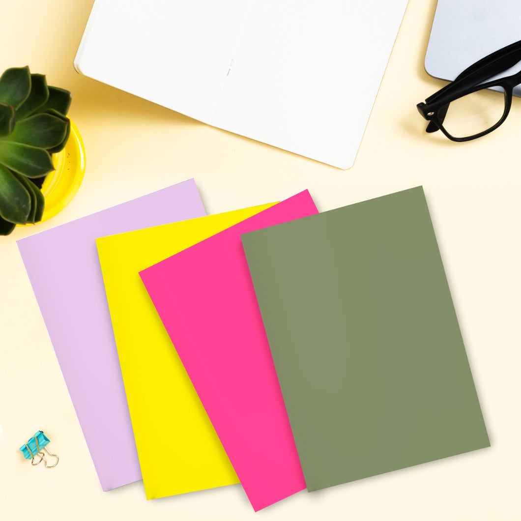 Pack of 4 - The Color Splash Series (Eco-friendly & Recyclable)